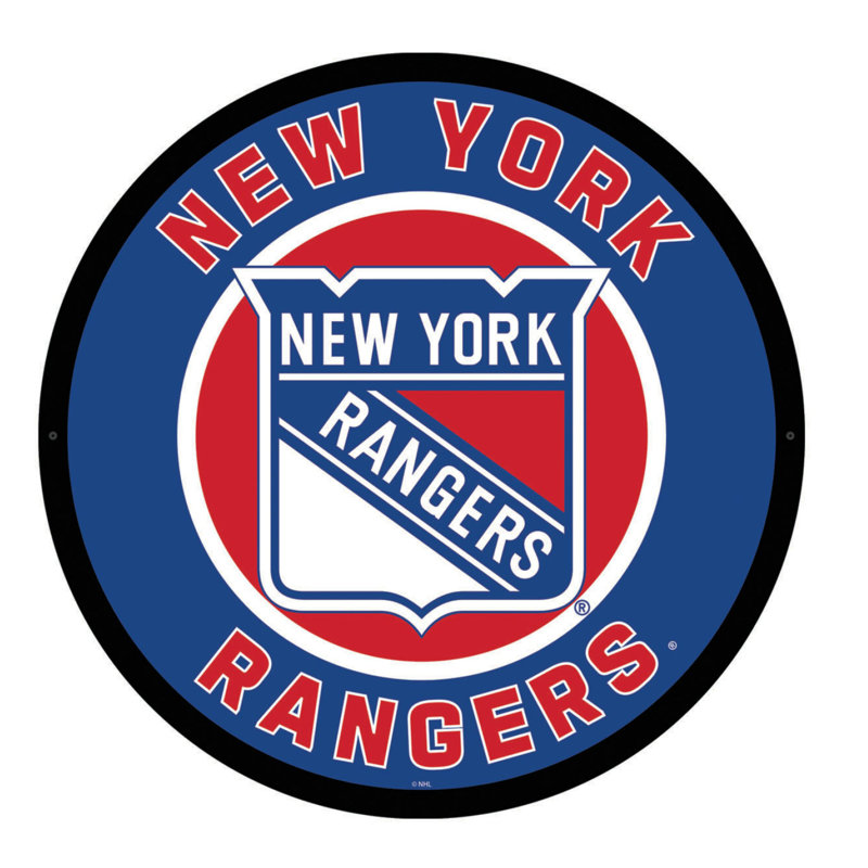 Enseigne murale 23 po NHL, NHL New York Rangers