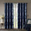 Panneau de rideau occultant en tricot jacquard Ogee (seulement 1 panneau PC)-1463203995-1463203994