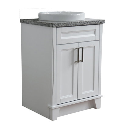 Bonavista 25'' Single Bathroom Vanity with Granite Top