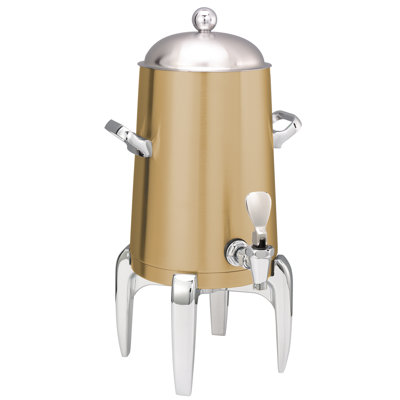 Flame Free Stainless Steel Vacuum Insulated Coffee Urn, Modern Base, 1.5 Gallon