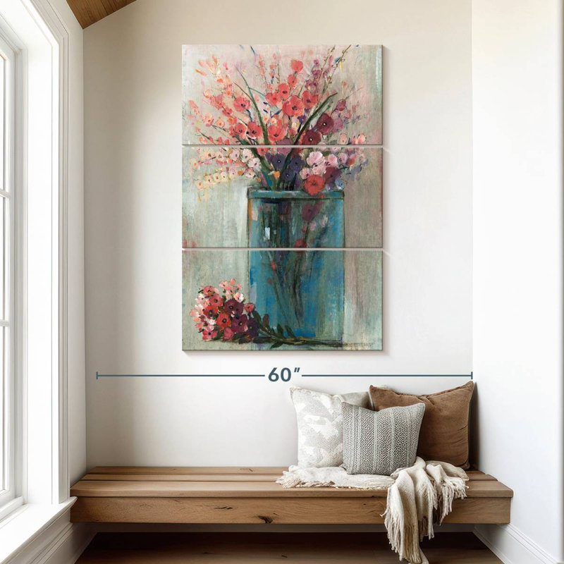 Harnek Blue Jar I, 50" H x 32" W