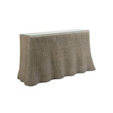 Savannah 74'' W Glass Console Table