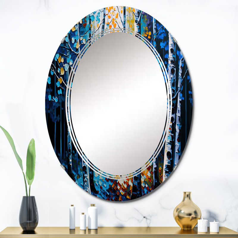 Miroir mural Blue Forest, 36 po x 24 po