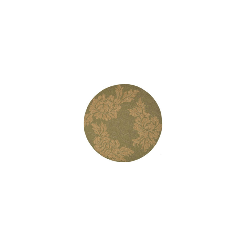 Herefordshire Performance Floral Rug, Round 6'7"
