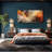 Abstract Wall Art Home Decor Orange Artwork Wall Art Prints Canvas Painting Wall Decor For Living Room Bedroom Office Decoration 24"X48"-2008996981