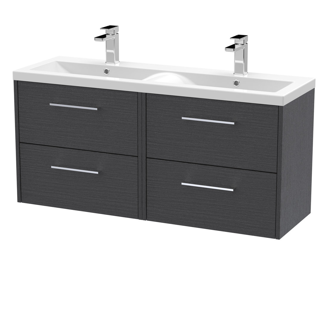 Juno 1200mm Wall Hung Double Vanity Unit