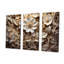 Ensemble de motifs floraux floraux à motifs organiques - Fleurs-107750520-107750524