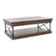 Table basse avec rangement et roulettes Abigaelle