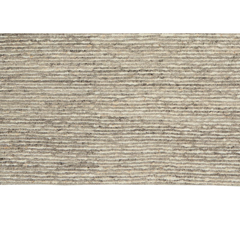 Kathmandu Area Rug in Gray/Charcoal, Rectangle 2' x 3'