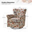 Cofer Upholstered Swivel Armchair-619680142