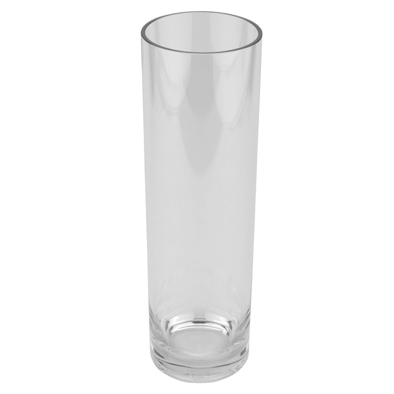 Vase à fleurs incassable pour centre de table, H 15,75 po x l 4,75 po x P 4,75 po