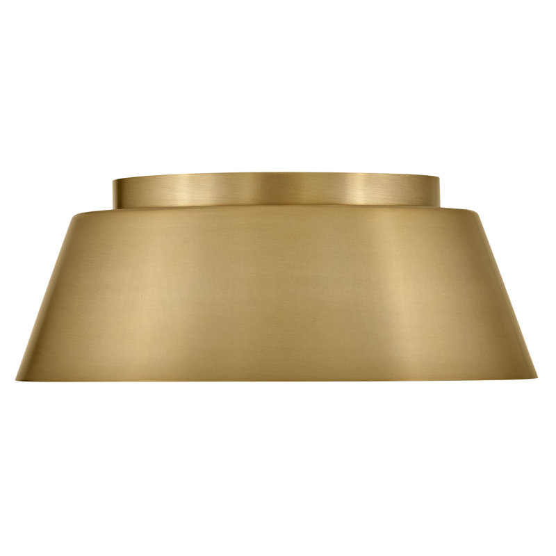 Flush Mount, Lacquered Brass