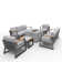 7 - Person Patio Conversation Sets with Cushions
