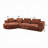Aceso Sectional Sofa W/4 Pillows