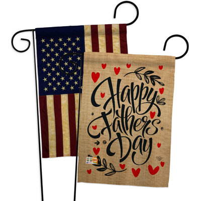 Drapeau de jardin en polyester 18,5 x 13 po Home Decor Home