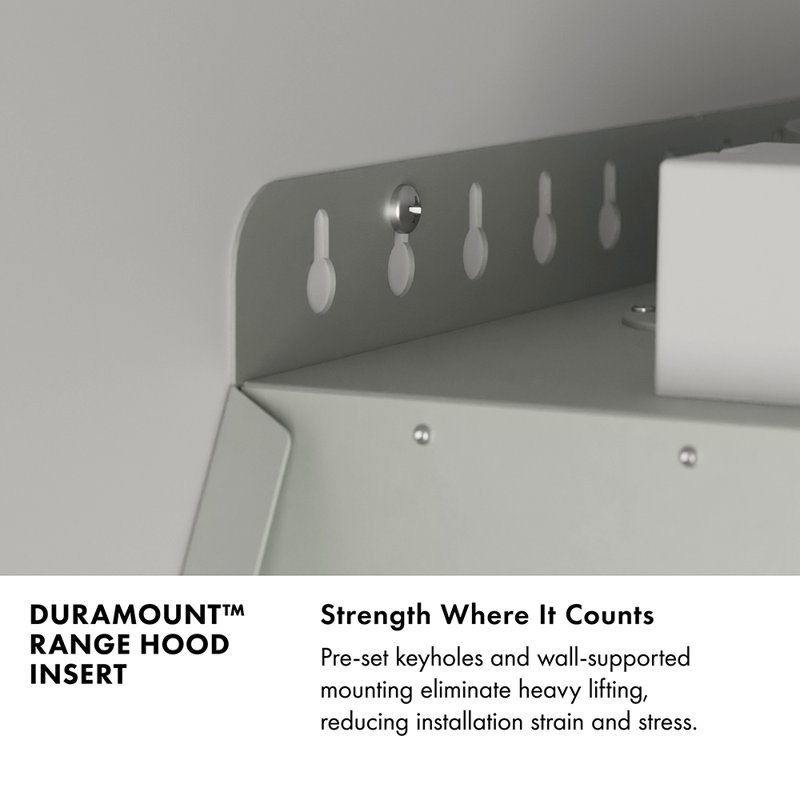 ZLINE 40 in. DuraMount Wall Mount Range Hood Insert in Stainless Steel