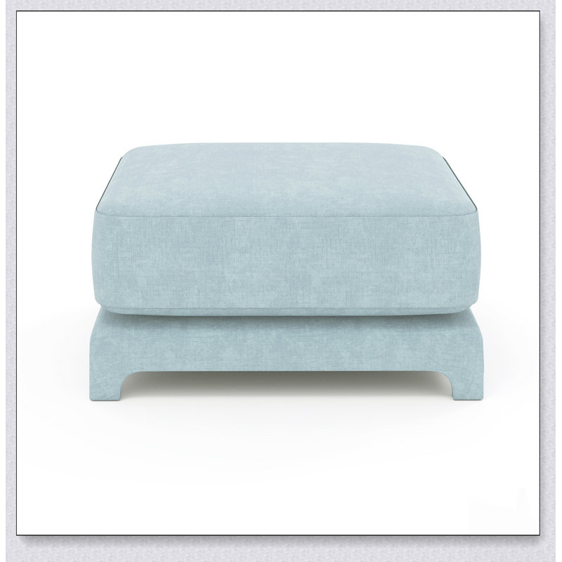 Canapé 30 pouces Ottman avec capitonnage sur mesure et silhouette moderne, parfait pour les espaces de vie contemporains.