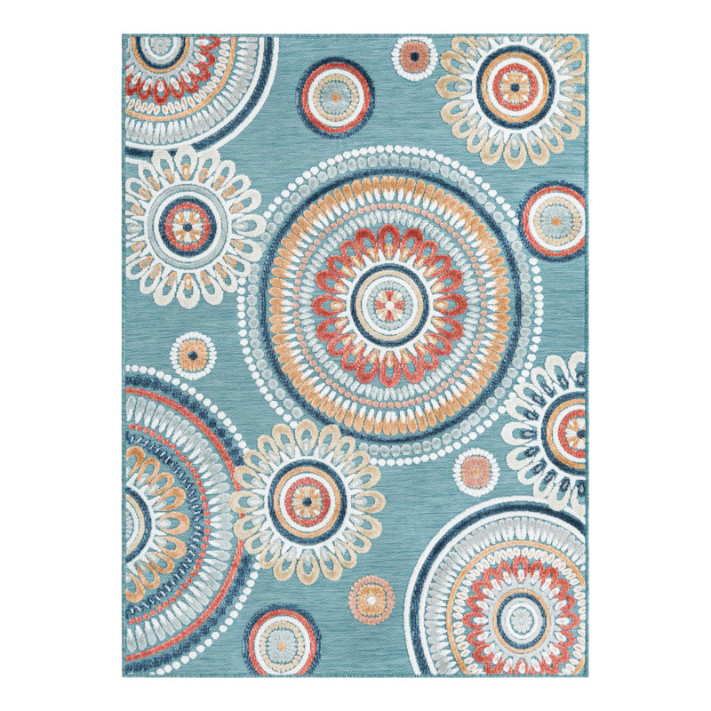 Tapis intérieur / extérieur en spirale hygiénique Firman, Rectangle 4 pi 5 po x 6 pi 1 po