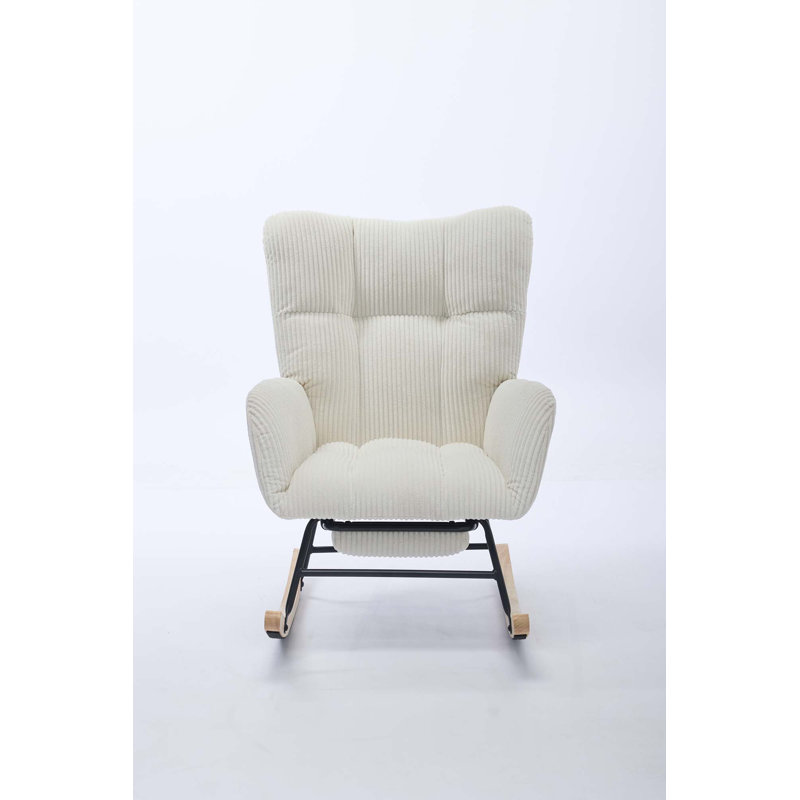 Chaise berçante Modern, Beige