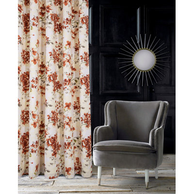 Stuyvesant Eyelet Fully Lined Curtains Pair