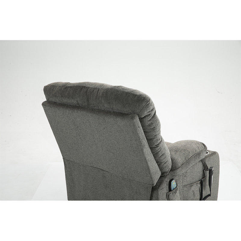 Recliners Lift Chair For Big And Tall Person: High Density Foam, Heat, Massage, Pockets, Cup Holders, Dual Remote, OKIN Motor