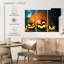 Citrouilles d'Halloween souriant