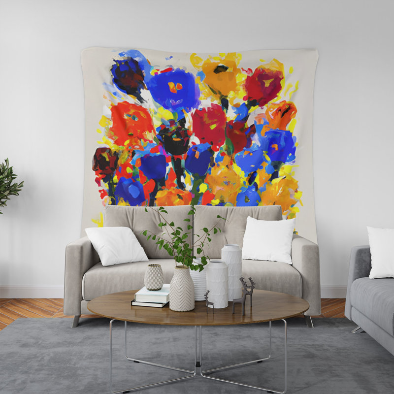 Tapisserie murale, H 60 po x l 51 po
