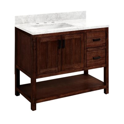 42"" Morris Single Bathroom Vanity Set with Rectangular Undermount Sink -  Signature Hardware, 457287