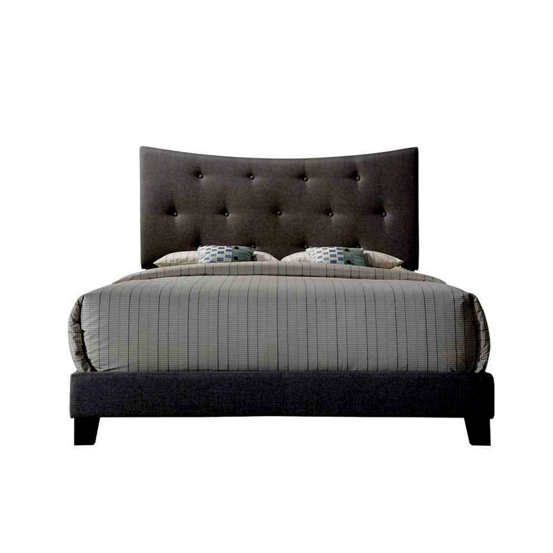 Grand lit luxueux en tissu pour un confort et un style ultimes