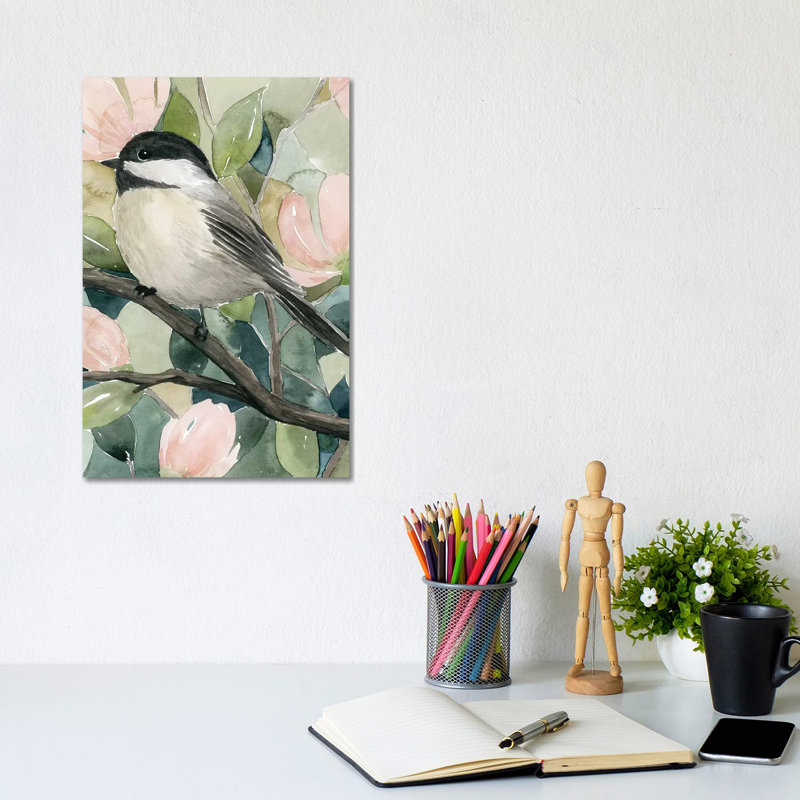 «Veiled Aviaire II» par Grace Popp, reproduction d'art sur toile tendue, H 12 po x l 8 po x P 0,75 po