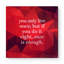 «You Only Live Once, but If You Do It Right, Once Is Enough» - Art mural aquarelle sur toile-133750848