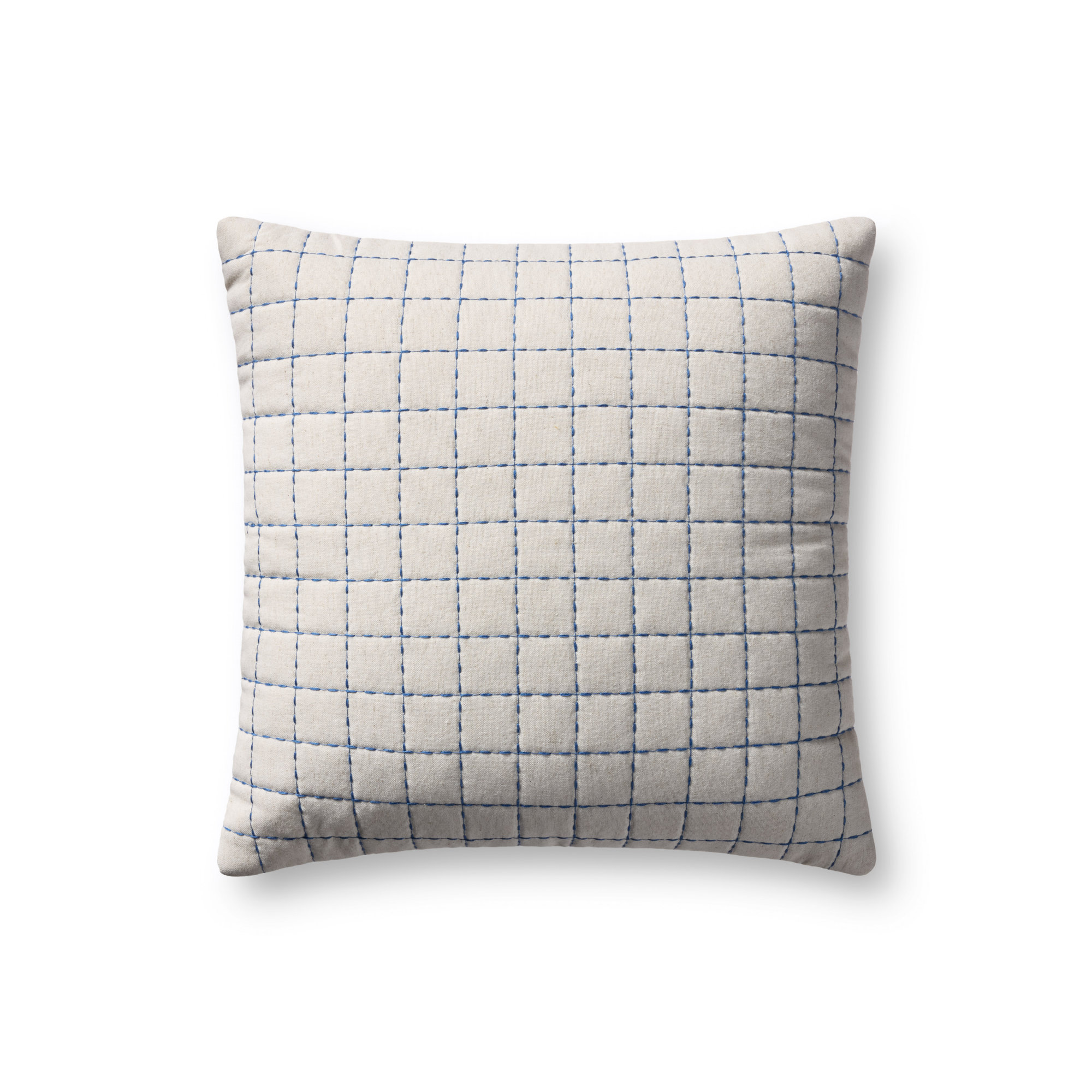 Magnolia Home by Joanna Gaines x Loloi Hattie Accent Pillow, Down / Feather, Square 18"