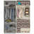 Storage Cubes, 11-Inch Non-Woven Fabric Bins With Double Handles, Set Of 6, Closet Organizers For Shelves, Foldable, For Clothes-119372148-119372145