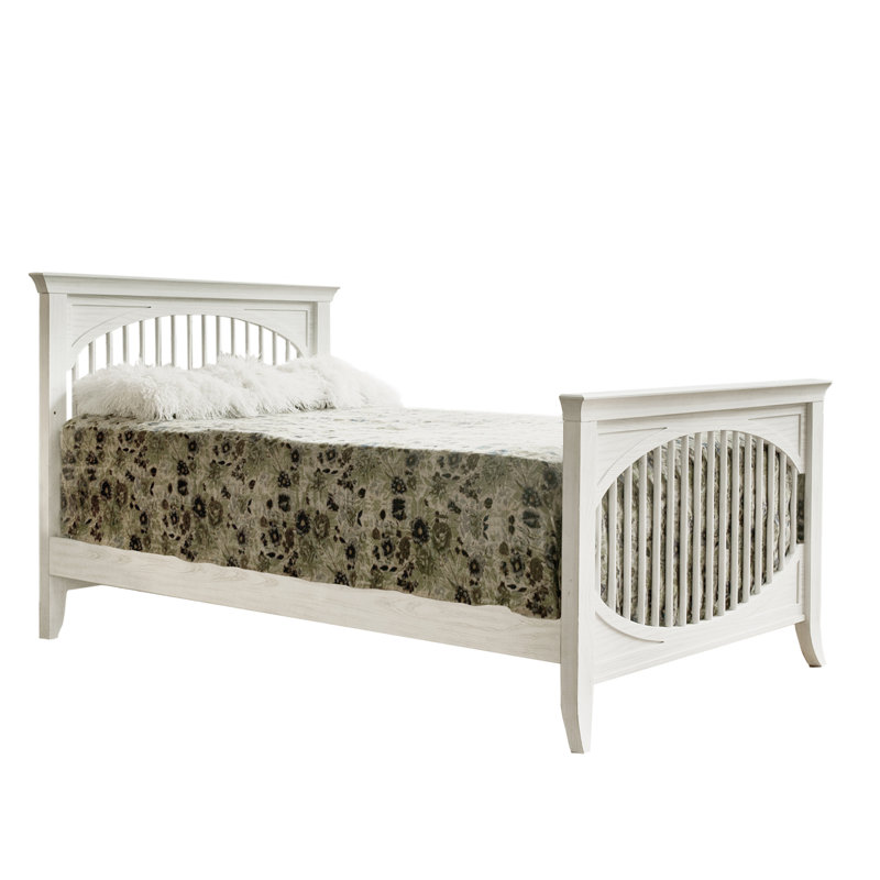 Milk Street Emerson Collection Full Bed Rails, White