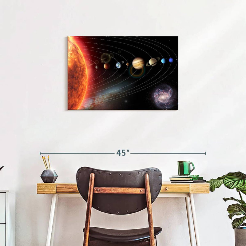 Distant Solar System Canvas Print, 20" H x 30" W x 1.25" D