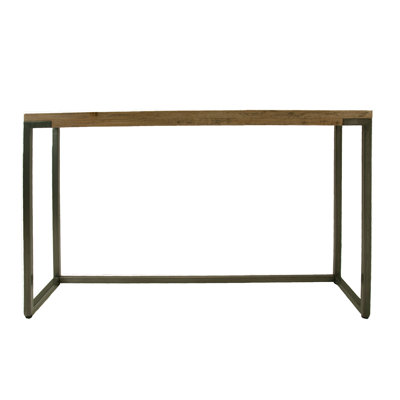 Poulin 116cm Solid Wood Top Console Table