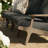 Saratoga Outdoor Teak Sofa In Flint Gray-123103142