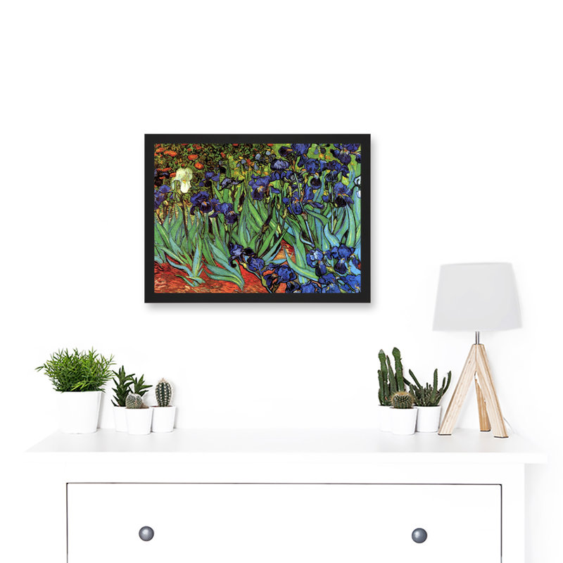 Irises by Vincent Van Gogh - Single Picture Frame Painting