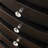 Black Rectangular Solid Wood Jewelry Armoires