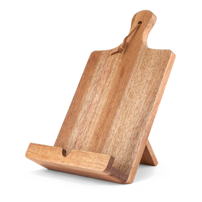 Rustic Farmhouse™ Acacia Wood Tablet Cooking Stand