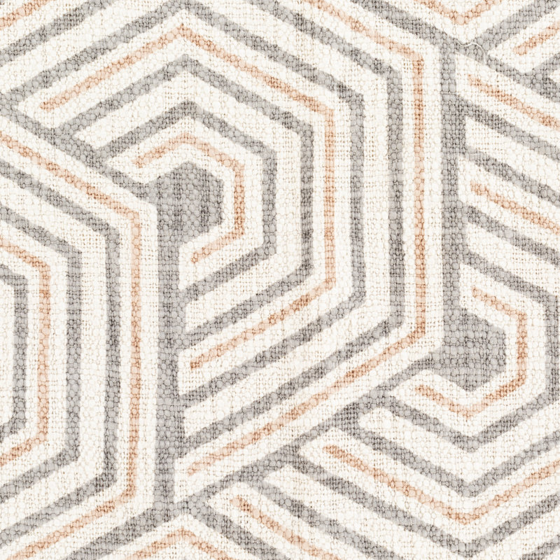 Geometric Cotton Pillow Cover, Down