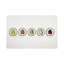 Sushi Roll Pebble 17.5" Vinyl Placemat