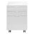 File Cabinet, Rolling Mobile, Storage Drawers, Printer Stand, Office, Work, Glossy White Laminate, Contemporary, Modern