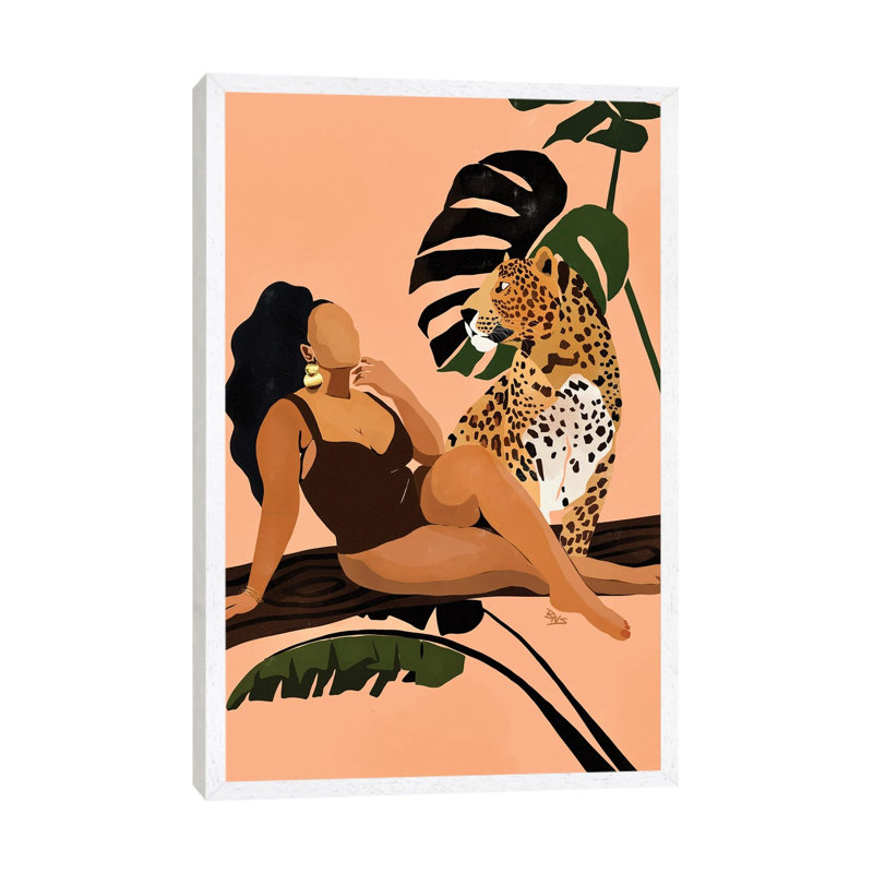 Tika by Bria Nicole - Print on Canvas, 101.6 cm H x 66.04 cm W, White Framed Canvas
