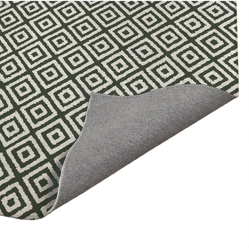 Tapis d'extérieur antidérapant Ikat Grunge, Rectangulaire 2 pi x 3 pi