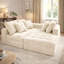 Ensemble de canapé modulaire Cloud, canapé modulaire 105 po avec repose-pieds-1745841912