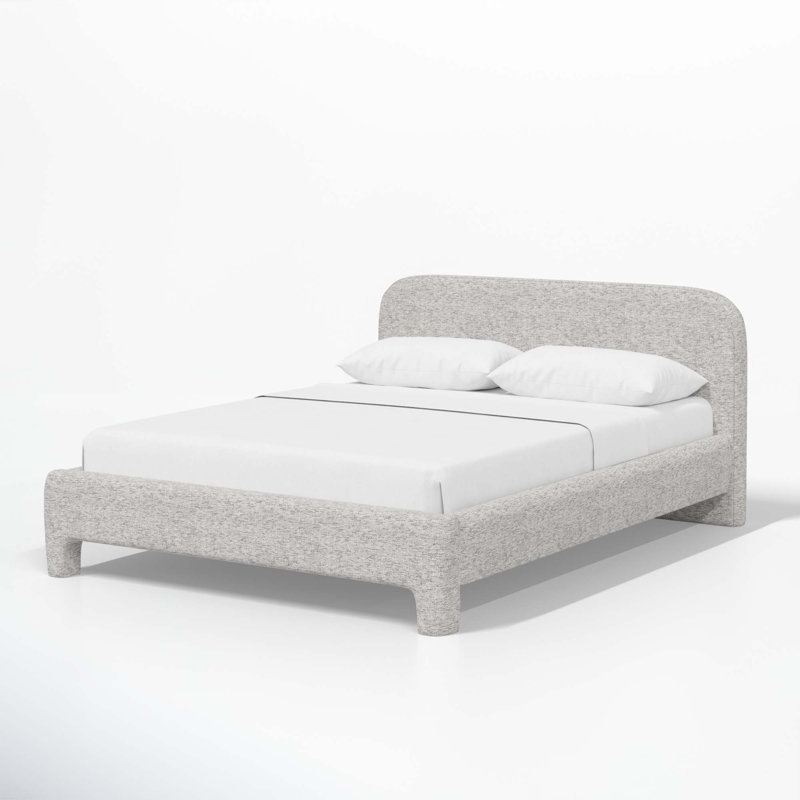 Illy Upholstered Standard Bed, Twin, Milsap Spray Sustain® Tweed