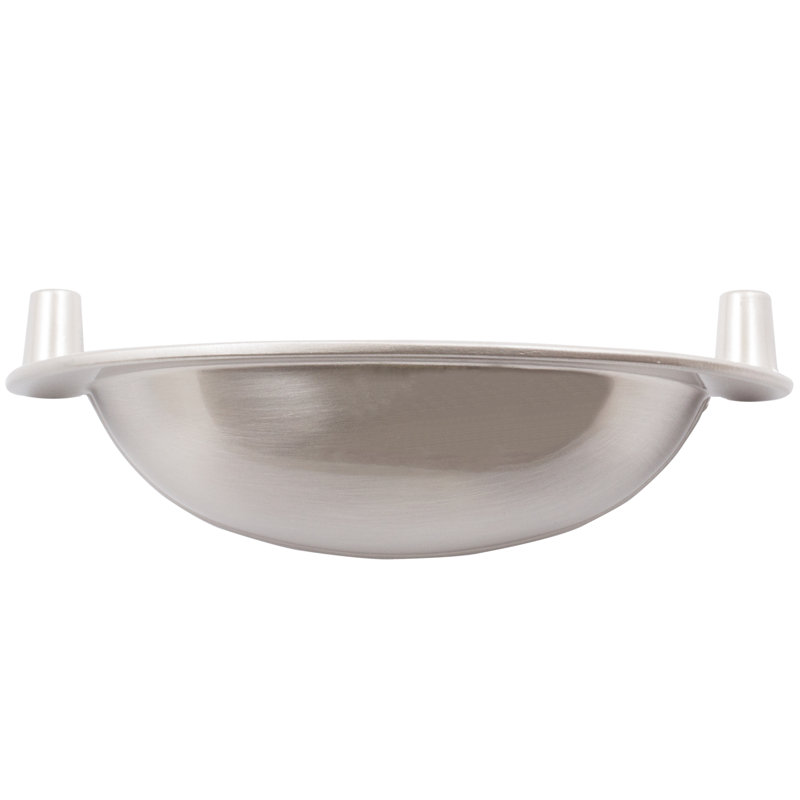 Marblehead 3" Center to Center Cup Pull, Satin Nickel