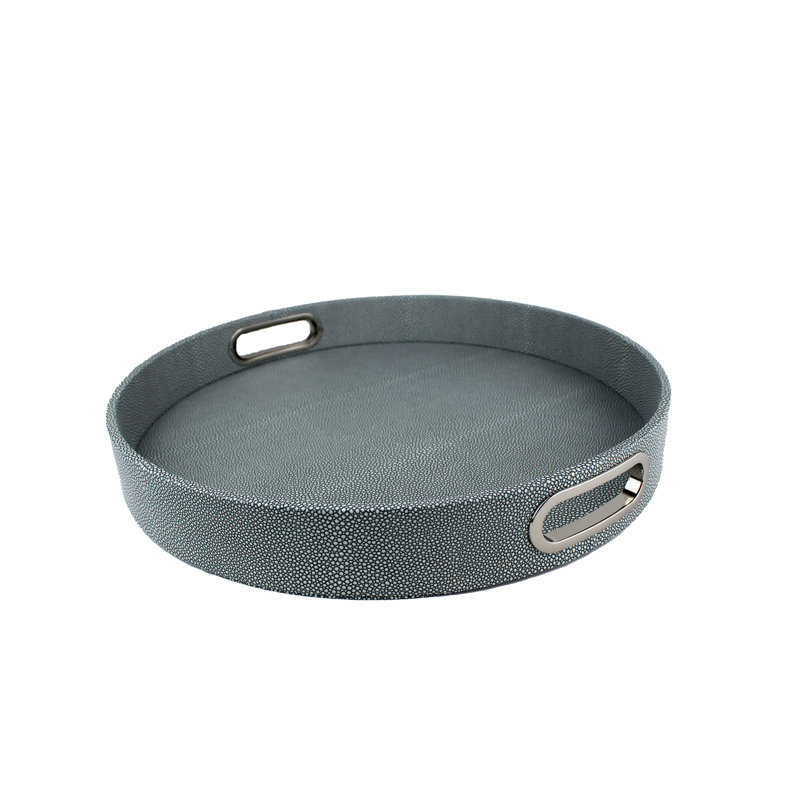 Ebern Designs Darryl-Ross Polypropylene Plastic Tray, Blue