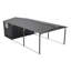 Structure de rangement moderne pour abri d'auto